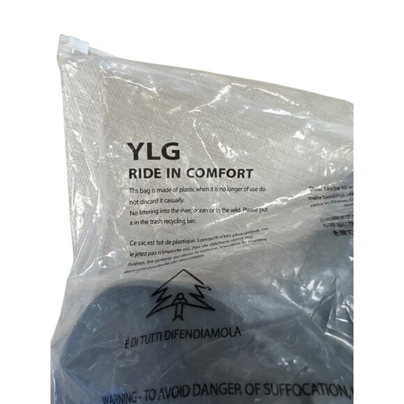 YLG Oversized Comfort Bike Seat Black For Adult Bikes SKU 7187 - Picture 3 of 7